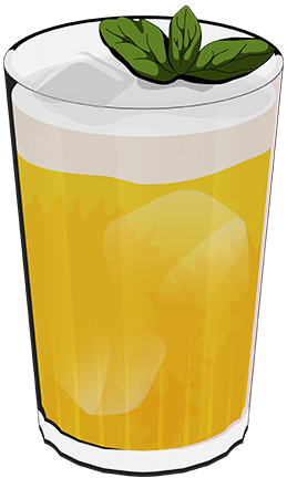 Pineapple Mint Caipirinha